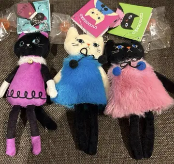 KALDI 할로윈2025 흐물흐물 고양이, 모코 고양이 (베이지, 블랙)