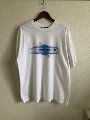 90s starter 티셔츠 그래픽 화이트 L