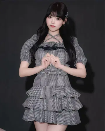Pium 티어드 프릴 미니 원피스