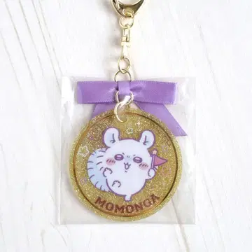 치이카와 파크 메달풍 아크릴 키링 모몽가