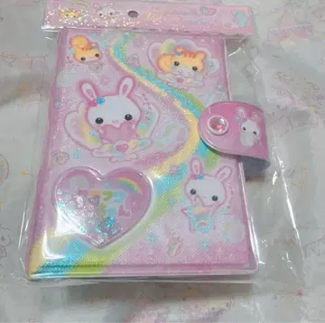 후와후와 라비짱 바스락 캡슐 씰 바인더 씰북 헤이세이 레트로