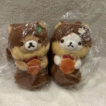 리락쿠마 코리락쿠마 파이의 열매 콜라보 매달린 봉제 인형