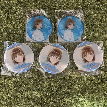 제비뽑기당 푸른상자 온라인 복권 시카노 치나츠 캔뱃지 아크릴 키링