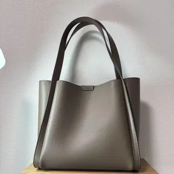 가죽 토트백 그레이 EOFLE