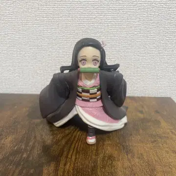 네즈코 피규어 블랙 겉옷 핑크 기모노