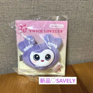 TWICE LOVELYS 봉제 인형 헤어핀 사나 서브리 GIGO