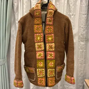 TITICACA 니트 후드티 울 100% 프리 사이즈