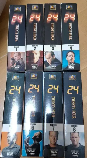 24 -TWENTY FOUR- 시즌 1~8 DVD 세트
