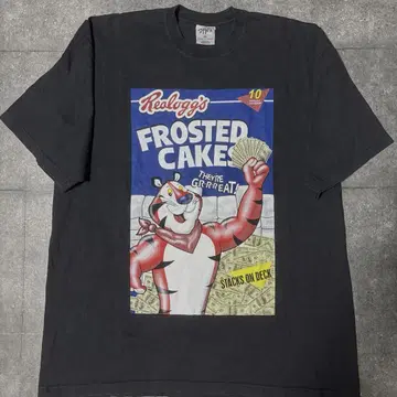 SHAKA WEAR 켈로그 토니 타이거 반팔 티셔츠 기업 캐릭터