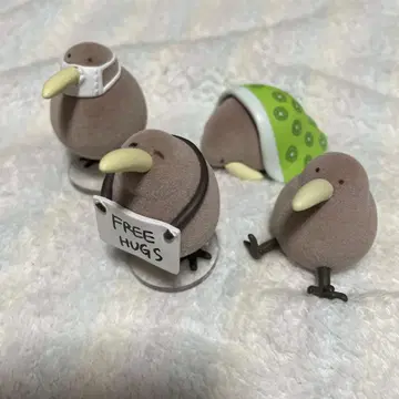 전 4종 세트 [ 키위 키위의 일상 폭신폭신 피규어 컬렉션 ]