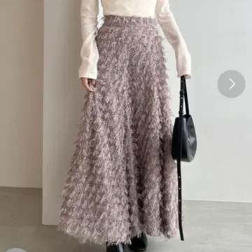 스나이델 자카드 플레어 스커트