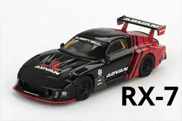 MINI GT 1/64 마쓰다 RX-7 LB 슈퍼 실루엣 ADVAN