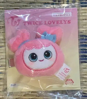TWICE LOVERYS 봉제 인형 헤어핀 모모 GiGO 한정판