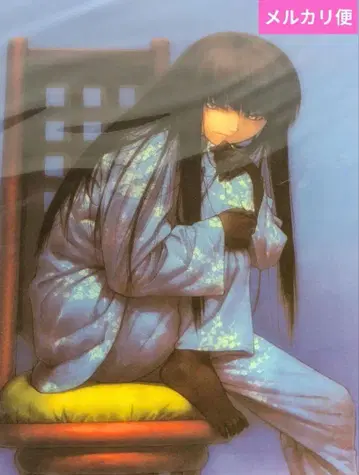 나스 키노코 DDD 카료 카에 런치 매트 클리어 포스터 타입 문
