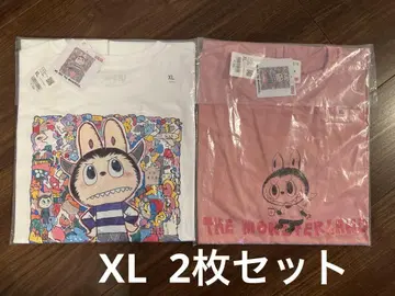 새상품 러브브 유니클로 T셔츠 2장 세트 XL