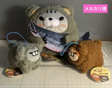 본레스견과 본레스 고양이 복슬복슬 곰 오테다마 봉제 인형 곰