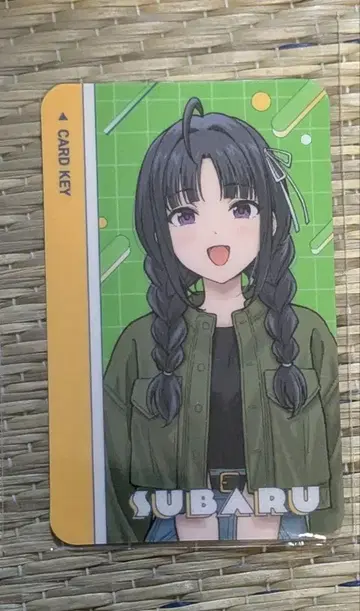 걸즈밴드클라이 가라오케 철인 콜라보 룸 키 야스나 스바루 카드 한정판