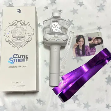 CUTIE STREET 응원봉 마나베 나기사 세트 은색 테이프 포함