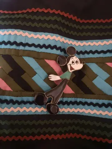 vintage zuni 미키 펜던트 탑 브로치 80s