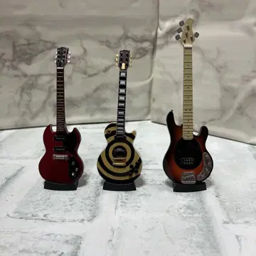 미니 기타 & 베이스 피규어 컬렉션 3개 묶음 판매