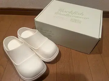 Rockfish Weatherwear clog 화이트 상자, 복조리