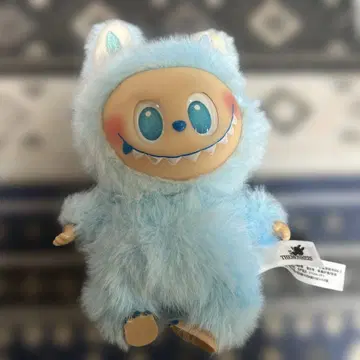 스카이블루 몬스터 봉제 인형 POP MART