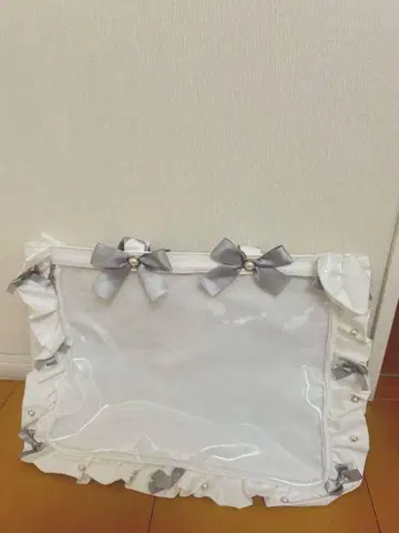 A3 프릴 디자인 이타백용 토트백 그레이