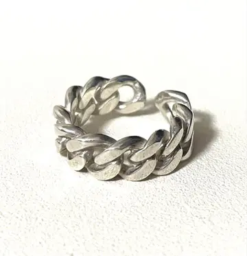 Andemiu [ 한정판 ] dix/Silver Chain Ring 실버