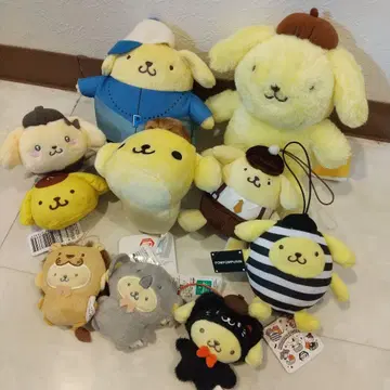 새상품 다수 폼폼푸딩 봉제 인형 마스코트 세트