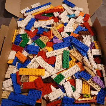 10 LEGO 2열 플레이트 부품 묶음 판매
