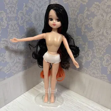 리카짱 네즈코 귀멸의 칼날 정품 타카라토미 오렌지 헤어 블랙 헤어