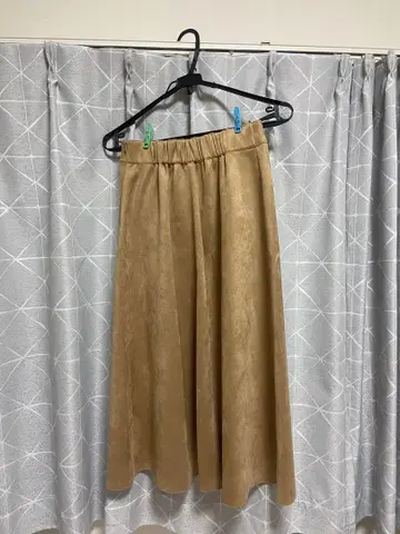 B.C STOCK 카멜 플레어 스커트 사이즈 F