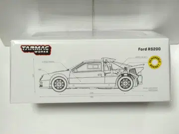 터맥 웍스 1/64 포드 RS200 화이트