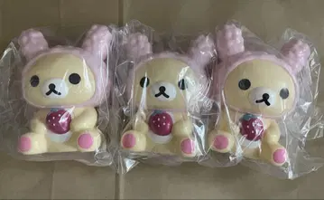 코리락쿠마 저금통 딸기
