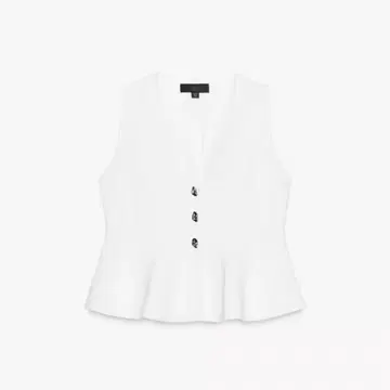 니트 페플럼 상의 M