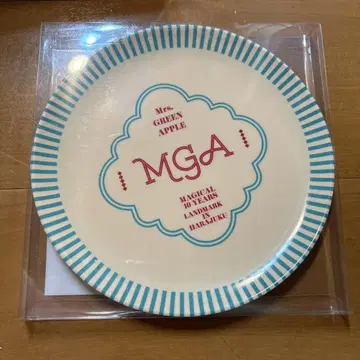 Mrs. GREEN APPLE 팝업 멜라민 플레이트 대 블루