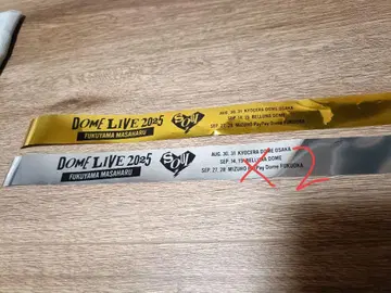 후쿠야마 마사히로 DOME LIVE 2025 은색 테이프 2색 3개 세트