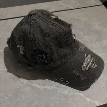 Rosen Kreuz PLANET LOGO DAMAGE CAP 그레이
