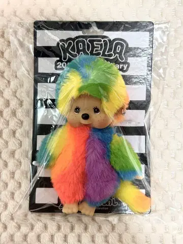 몬치치 x 기무라 카에라 카에치치 컬러풀 레인보우 키체인