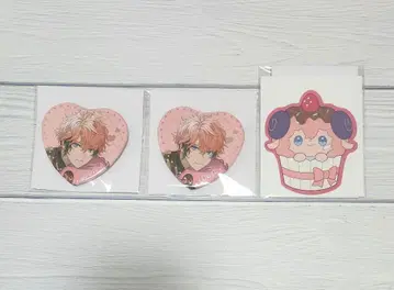 Melty Valentine 발렌타인 하트형 캔뱃지 아카기 웬