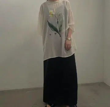 AMERI 2PIECES FLOWER LAYERED DRESS