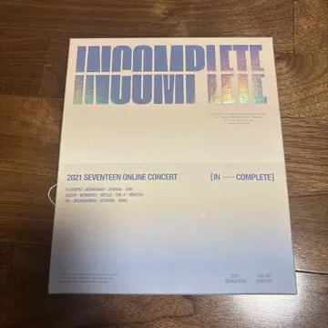 SEVENTEEN incomplete 일본어 자막 Blu-ray