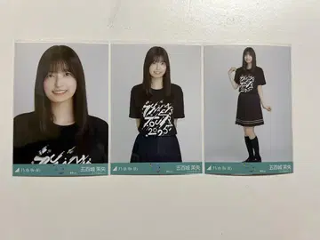 노기자카46 이오키 마오 T셔츠 3종 컴프 브로마이드