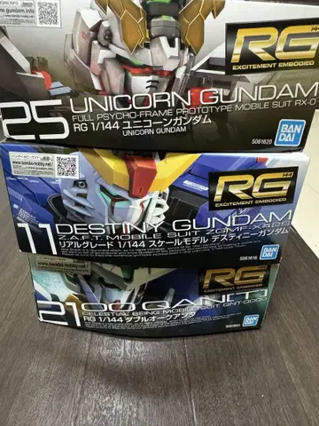 RG 1/144 건담 프라모델 3체 세트 묶음 판매