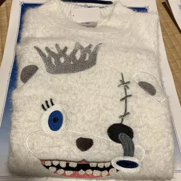 하미곰 니트 베스트 서울 화이트 usj 유니버셜