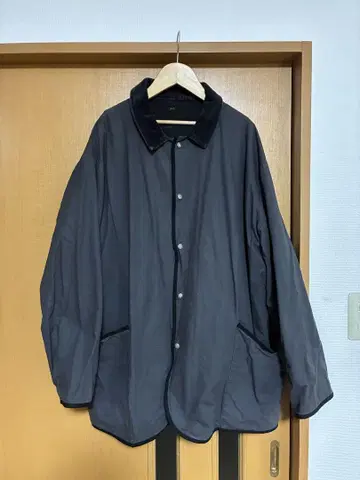 PARAFFIN CORDUROY JACKET W/SILVER BUTTON