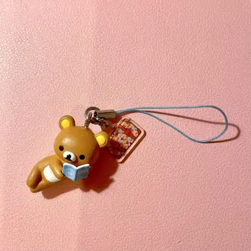 리락쿠마 봉주르 피규어 스트랩 가챠 키링