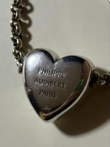 PiilippeAudibert 실버 목걸이 가격 인하했습니다