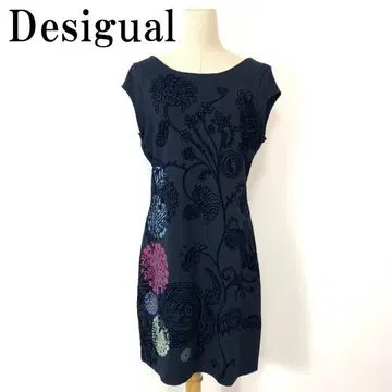 Desigual 데시구알 슬리브리스 원피스 네이비 XL B9895