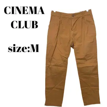 CINEMA CLUB 시네마 클럽 팬츠 캐주얼 브라운 M 아웃도어